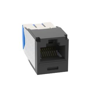 Mini-Com RJ45 modul kat6a 10 Gig UTP Panduit, Sort