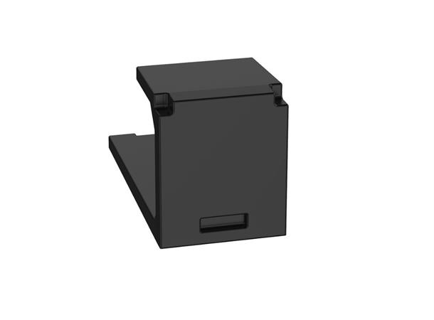 Panduit Mini-Com Blindmodul Sort 