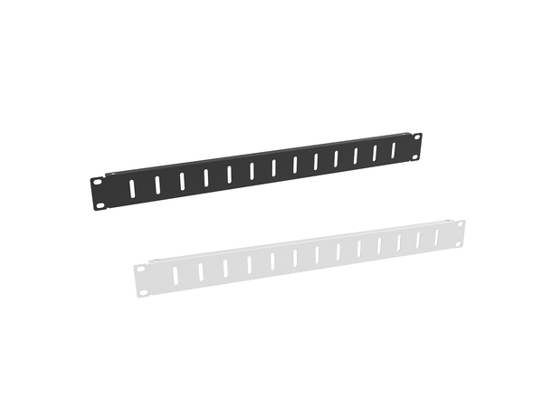 Blindpanel 5U 19" m/ utsparring Ager, metall grå 